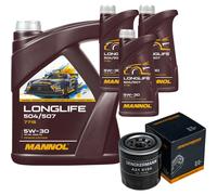 DENCKERMANN Controllo Set MANNOL LONGLIFE 5W-30 8L Per Suzuki SX4 1.6 VVT 4x4
