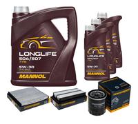 DENCKERMANN Controllo Set MANNOL LONGLIFE 5W-30 8L Per Toyota RAV 4 I 2.0 4WD