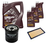 DENCKERMANN Controllo Set MANNOL LONGLIFE 5W-30 8L Per Toyota RAV 4 V 2.5