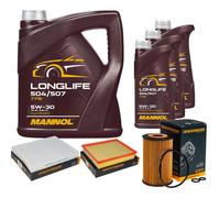 DENCKERMANN Controllo Set MANNOL LONGLIFE 5W-30 8L Per VW Amarok 2.0 BiTDI