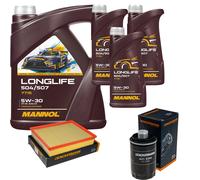 DENCKERMANN Controllo Set MANNOL LONGLIFE 5W-30 8L Per VW Amarok 2.0 TSI