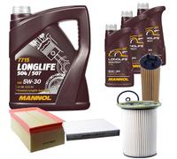 Denckermann Controllo Set mannol Longlife 5W-30 8L per VW Passat Variant