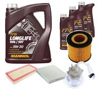 DENCKERMANN Controllo Set MANNOL LONGLIFE 5W-30 8L Per VW Touareg 4.2 V8