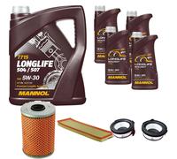 DENCKERMANN Controllo Set MANNOL LONGLIFE 5W-30 9L Per BMW 3 Serie 325td 325tds