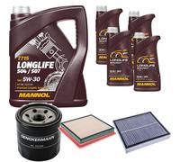 DENCKERMANN Controllo Set MANNOL LONGLIFE 5W-30 9L Per Infiniti G Cabriolet