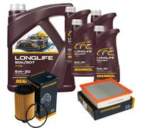 DENCKERMANN Controllo Set MANNOL LONGLIFE 5W-30 9L Per Jeep Grand Cherokee IV