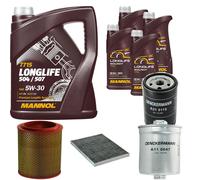 DENCKERMANN Controllo Set MANNOL LONGLIFE 5W-30 9L Per Lancia Kappa Coupe 3.0