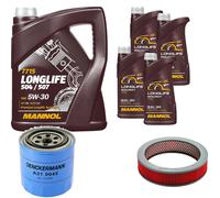 DENCKERMANN Controllo Set MANNOL LONGLIFE 5W-30 9L Per Nissan Pick-Up 2.4 4WD