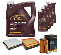 Denckermann Controllo Set mannol Longlife 5W-30 9L per VW Amarok 2.0