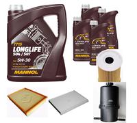 DENCKERMANN Controllo Set MANNOL LONGLIFE 5W-30 9L Per VW Crafter 30-50