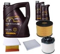 DENCKERMANN Controllo Set MANNOL Olio Estremo 5W-40 7L per Opel Meriva B