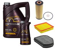 DENCKERMANN Controllo Set MANNOL Olio Extreme 5W-40 6L per Mercedes-Benz SLK 200