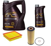 DENCKERMANN Controllo Set MANNOL Olio Extreme 5W-40 6L per Mercedes-Benz SLK 200