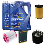 DENCKERMANN Controllo Set MANNOL Special Plus 10W-30 10L Per Audi A8 3.0 TDI