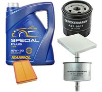 DENCKERMANN Controllo Set MANNOL Special Plus 10W-30 5L Per VW Fox 1.4
