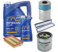 DENCKERMANN Controllo Set MANNOL Special Plus 10W-30 6L Per Mercedes E-Klasse