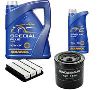 Denckermann Controllo Set mannol Special Plus 10W-30 6L per Mitsubishi Spazio