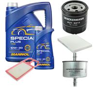 DENCKERMANN Controllo Set MANNOL Special Plus 10W-30 6L Per VW Lupo 1.4 16V