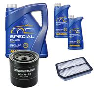 DENCKERMANN Controllo Set MANNOL Special Plus 10W-30 7L Per KIA Cerato 1.6