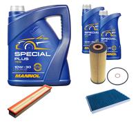 DENCKERMANN Controllo Set MANNOL Special Plus 10W-30 7L Per Mercedes C-Klasse