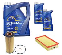 DENCKERMANN Controllo Set MANNOL Special Plus 10W-30 7L Per Mercedes E-Klasse