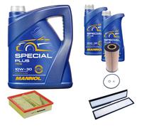 DENCKERMANN Controllo Set MANNOL Special Plus 10W-30 7L Per Mercedes E-Klasse