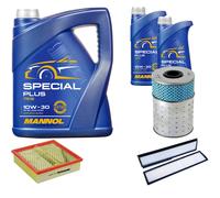 DENCKERMANN Controllo Set MANNOL Special Plus 10W-30 7L Per Mercedes E-Klasse