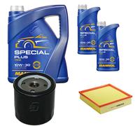 DENCKERMANN Controllo Set MANNOL Special Plus 10W-30 7L Per Opel Omega B 2.2