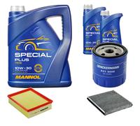 DENCKERMANN Controllo Set MANNOL Special Plus 10W-30 7L Per Renault Laguna II