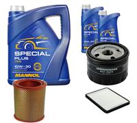 DENCKERMANN Controllo Set MANNOL Special Plus 10W-30 7L Per Renault Megane I