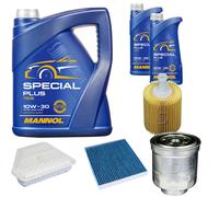 Denckermann Controllo Set mannol Special Plus 10W-30 7L per Toyota Auris Ruota