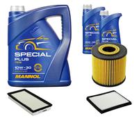 DENCKERMANN Controllo Set MANNOL Special Plus 10W-30 7L Per Volvo V40 Kombi