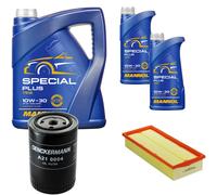 DENCKERMANN Controllo Set MANNOL Special Plus 10W-30 7L Per VW Caddy I 1.6 D