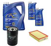 DENCKERMANN Controllo Set MANNOL Special Plus 10W-30 7L Per VW Golf II 1.8I