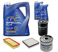 DENCKERMANN Controllo Set MANNOL Special Plus 10W-30 7L Per VW Jetta II 1.6