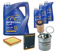 DENCKERMANN Controllo Set MANNOL Special Plus 10W-30 8L Per Audi A8 3.3 TDI