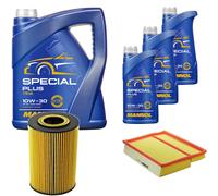 DENCKERMANN Controllo Set MANNOL Special Plus 10W-30 8L Per Mercedes C-Klasse