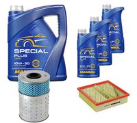 DENCKERMANN Controllo Set MANNOL Special Plus 10W-30 8L Per Mercedes E-Klasse