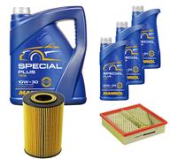 DENCKERMANN Controllo Set MANNOL Special Plus 10W-30 8L Per Mercedes E-Klasse