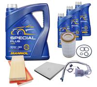 DENCKERMANN Controllo Set MANNOL Special Plus 10W-30 8L Per Mercedes E-Klasse