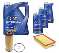 DENCKERMANN Controllo Set MANNOL Special Plus 10W-30 8L Per Mercedes E-Klasse