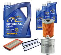 DENCKERMANN Controllo Set MANNOL Special Plus 10W-30 8L Per Mercedes E-Klasse