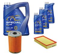 DENCKERMANN Controllo Set MANNOL Special Plus 10W-30 8L Per Mercedes E-Klasse