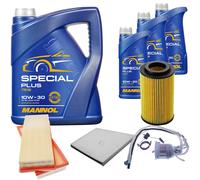 DENCKERMANN Controllo Set MANNOL Special Plus 10W-30 8L Per Mercedes E-Klasse