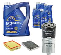 DENCKERMANN Controllo Set MANNOL Special Plus 10W-30 9L Per Audi A6 2.4 2.8