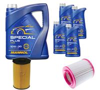 DENCKERMANN Controllo Set MANNOL Special Plus 10W-30 9L Per Audi A8 3.0 TDI