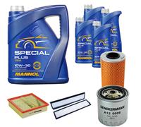 DENCKERMANN Controllo Set MANNOL Special Plus 10W-30 9L Per Mercedes E-Klasse