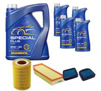 DENCKERMANN Controllo Set MANNOL Special Plus 10W-30 9L Per Mercedes E-Klasse