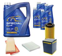 DENCKERMANN Controllo Set MANNOL Special Plus 10W-30 9L Per Mercedes G-Klasse