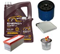 Denckermann Controllo Set mannol Station Wagon Ll 5W-30 6L per Dacia Spolverino